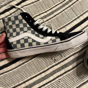 Vans checkered sk8 high tops